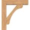 Ekena Millwork Legacy Block Smooth Bracket w/ Offset Brace, Western Red Cedar, 7 1/2"W x 32"D x 36"H BKT0806X32X36LEC05SWR - alternate 3
